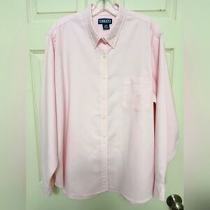 Lands' End Men Pink Shirt 22W